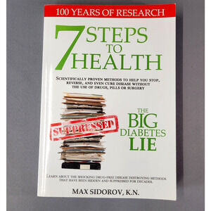 7 Steps to Health The Big Diabetes Lie Book by M. S. Si 2016 Paperback